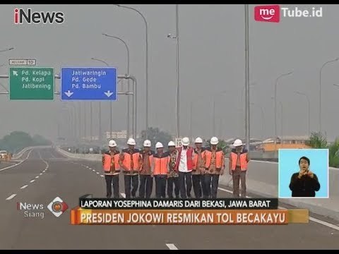 Suasana Terkini Tol Becakayu Pasca Diresmikan Presiden Jokowi - iNews Siang 03/11