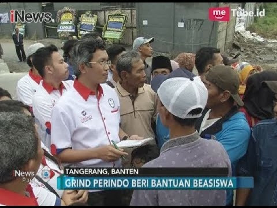 Grind Perindo Berikan Beasiswa Kepada Keluarga Korban Ledakan Pabrik Petasan - iNews Pagi 02/11