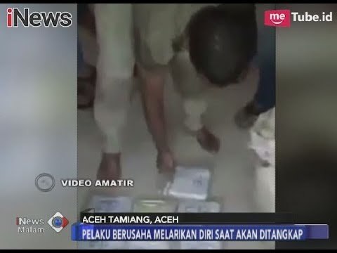 Video Amatir, Petugas BNN Tangkap Pelaku Jaringan Narkoba Internasional di Aceh - iNews Malam 05/11