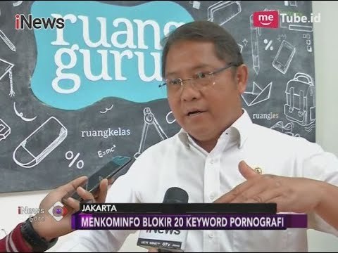 Menkominfo: 20 Keyword Pornografi Sudah Diblokir - iNews Sore 06/11