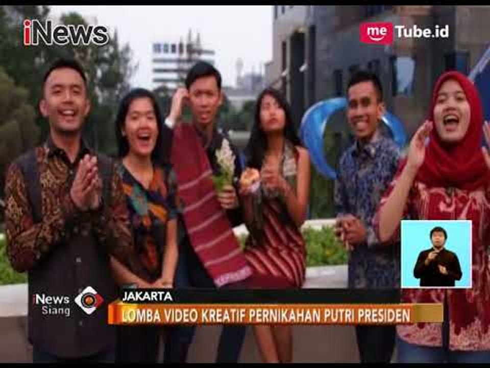 Jelang Pernikahan Kahiyang-Bobby, iNews Gelar Perlombaan Video Ucapan Kreatif - iNews Siang 06/11