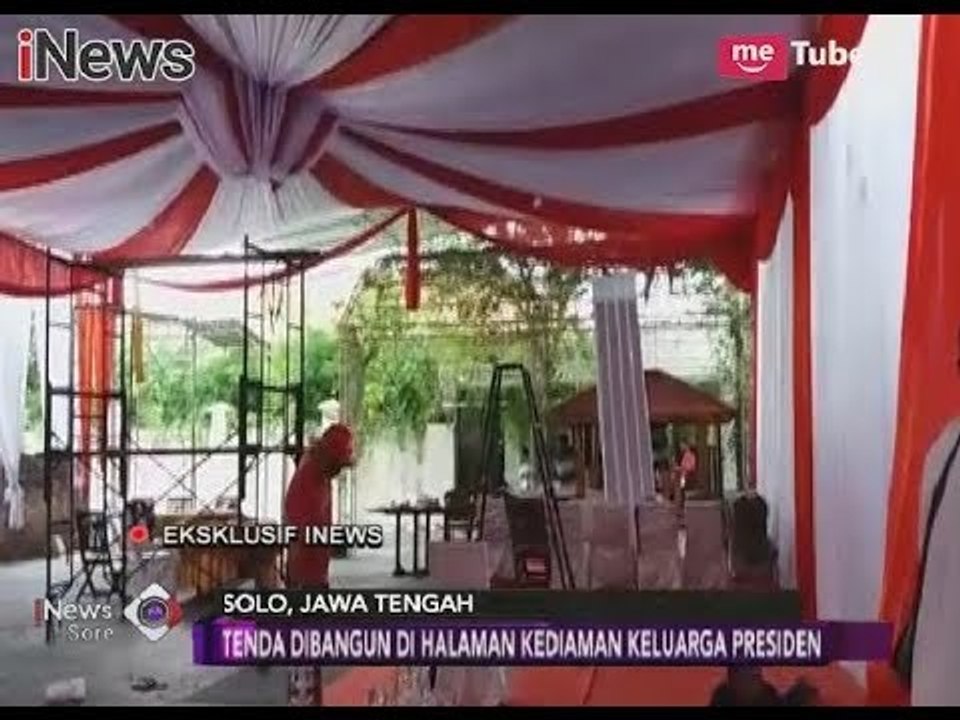 Pemasangan Tenda Sudah Mulai Terlihat Dikediaman Presiden Jokowi - iNews Sore 05/11