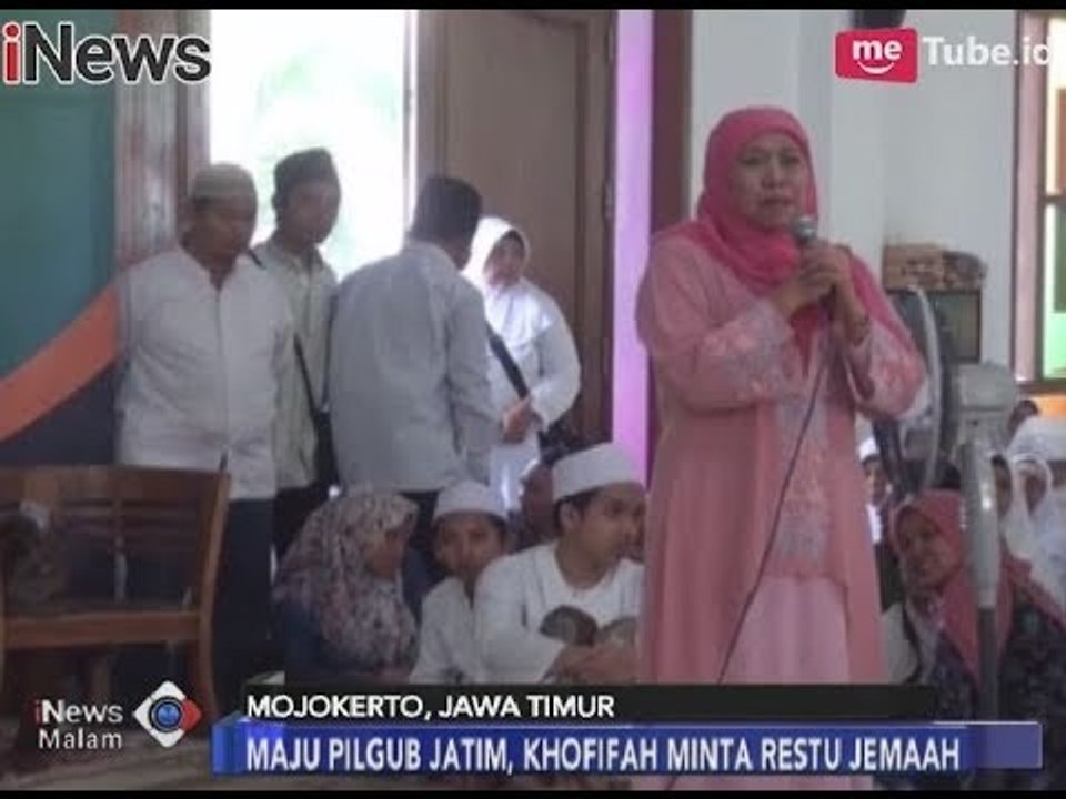 Maju Pilgub Jatim, Khofifah Indar Minta Restu Dengan Jemaah Ponpes - iNews Malam 04/11