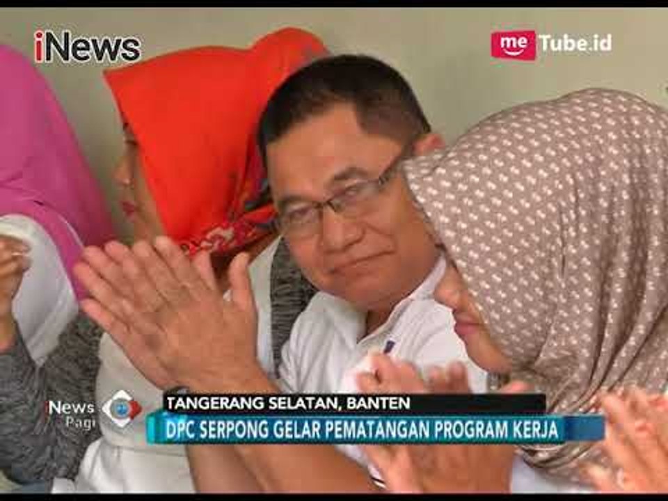 Jelang Pemilu 2019, DPC Partai Perindo Serpong Menambah 10.000 Kader Baru - iNews Pagi 07/11