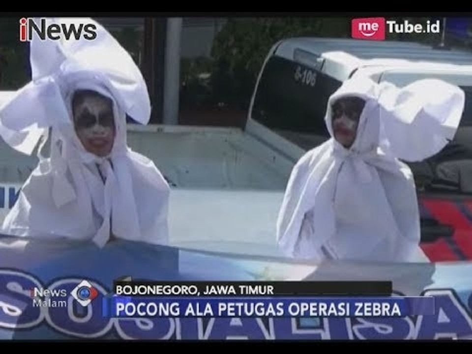 [Seram] Sekarang Pocong Juga Ikut dalam Operasi Zebra di Bojonegoro - iNews Malam 06/11