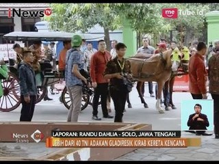 40 Personel TNI Lakukan Gladi Resik Kirab Kereta Kencana - iNews Siang 07/11