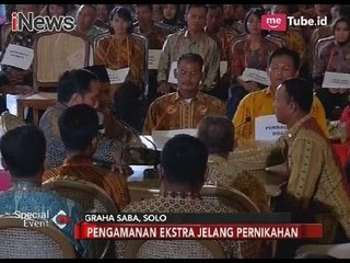 Presiden Jokowi Mengikuti Gladi Bersih Proses Ijab Kabul Pernikahan Kahiyang - Special Event 07/11