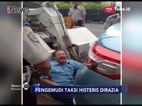 [Viral] Sopir Taksi Histeris Saat Mobilnya akan Diderek Petugas - iNews Malam 07/11