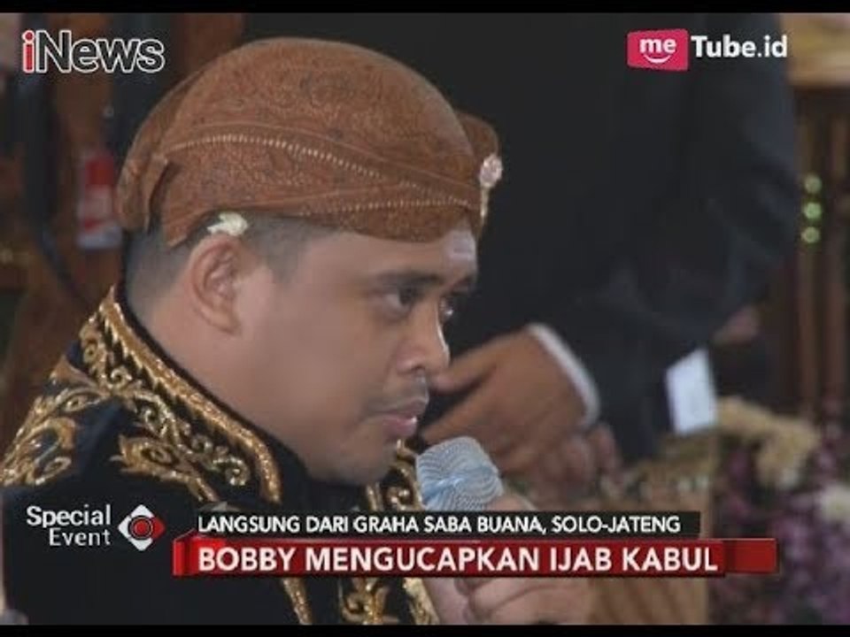 FULL Prosesi Ijab Kabul Bobby Nasution & Kahiyang Ayu - Special Event 08/11