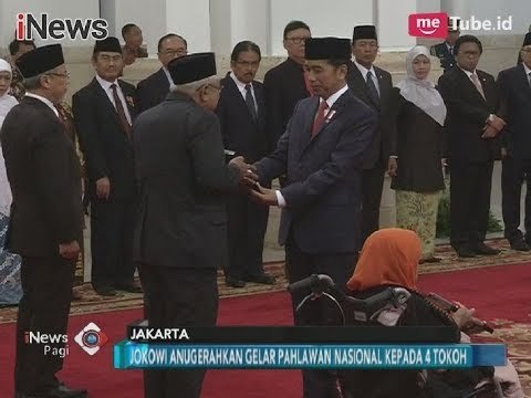 Sambut Hari Pahlawan, Presiden RI Menganugerahkan Gelar Pahlawan Kepada 4 Tokoh - iNews Pagi 10/11