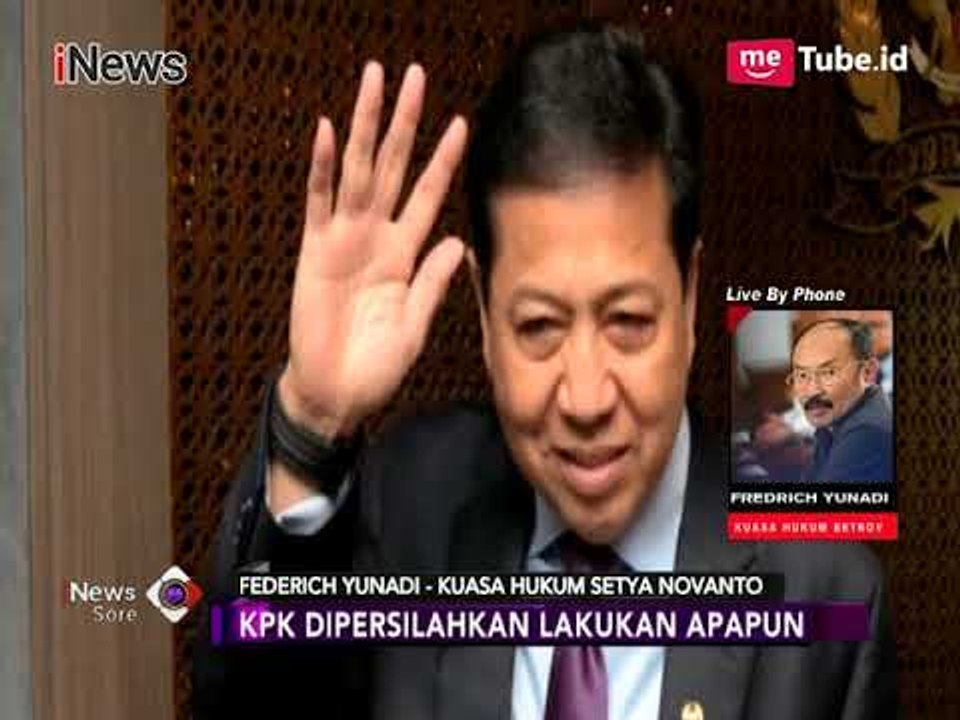 Tanggapan Pengacara Terkait Penetapan Kembali Setnov Sebagai Tersangka Oleh KPK - iNews Sore 10/11