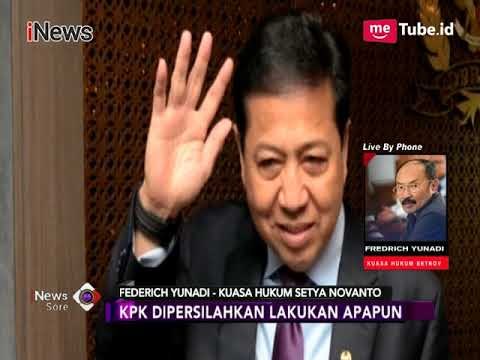 Tanggapan Pengacara Terkait Penetapan Kembali Setnov Sebagai Tersangka Oleh KPK - iNews Sore 10/11