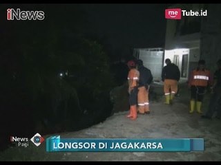 Download Video: Pasca Hujan Deras, Tanah Longsor Terjadi di Kawasan Jagakarsa Jakarta - iNews Pagi 10/11