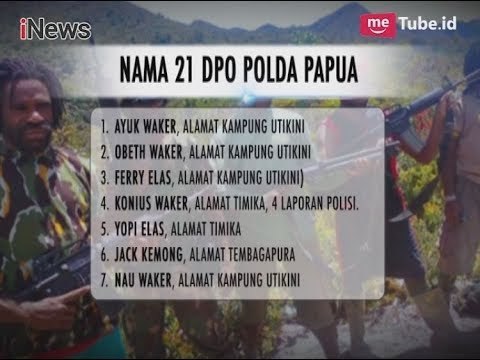Inilah 21 Nama DPO Terkait Aksi Teror Kelompok Bersenjata di Papua - iNews Pagi 11/11