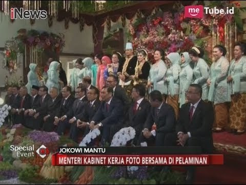 Santainya Para Menteri di Sesi Pemotretan Pernikahan Kahiyang-Bobby - Special Event 08/11