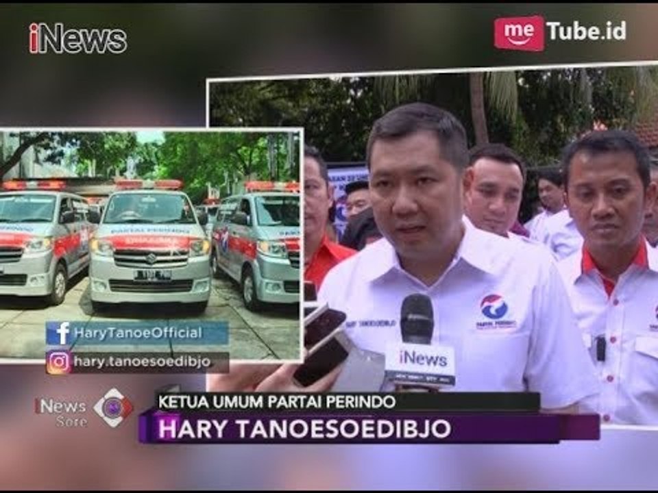 DPP Partai Perindo Salurkan Bantuan 22 Unit Ambulance ke 19 Provinsi - iNews Sore 11/11