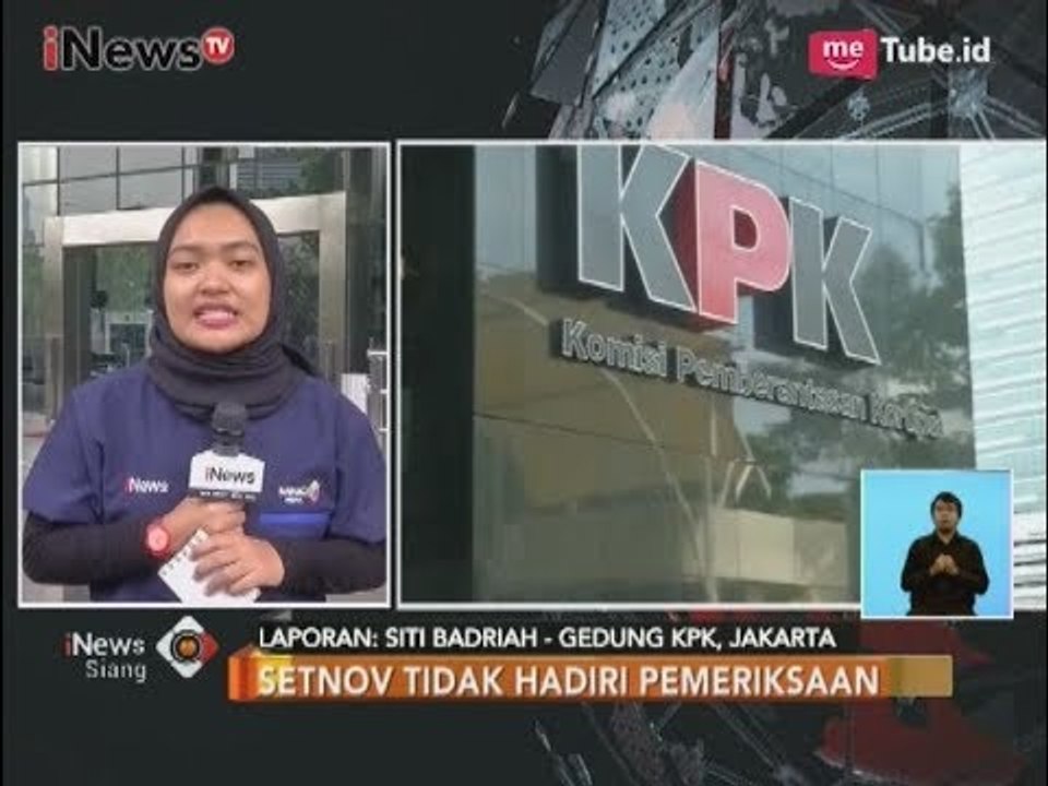 Perkembangan Terbaru Rencana Pemeriksaan Ketua DPR Setnov di KPK - iNews Siang 13/11