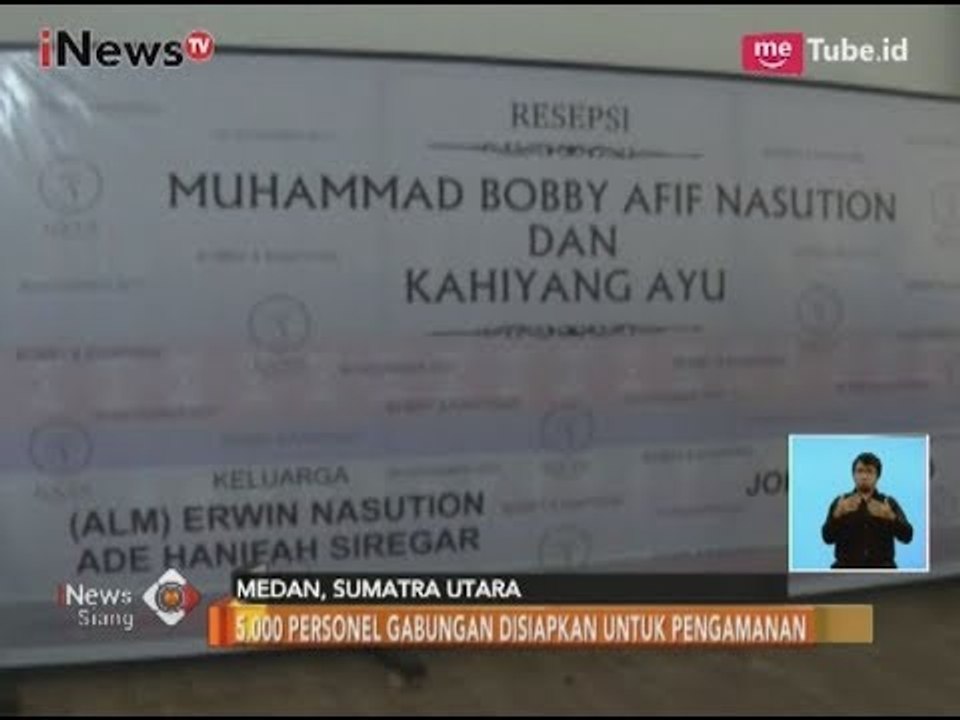 Di Medan, 5.000 Personil Diturunkan untuk Mengamankan Acara Bobby-Kahiyang - iNews Siang 13/11