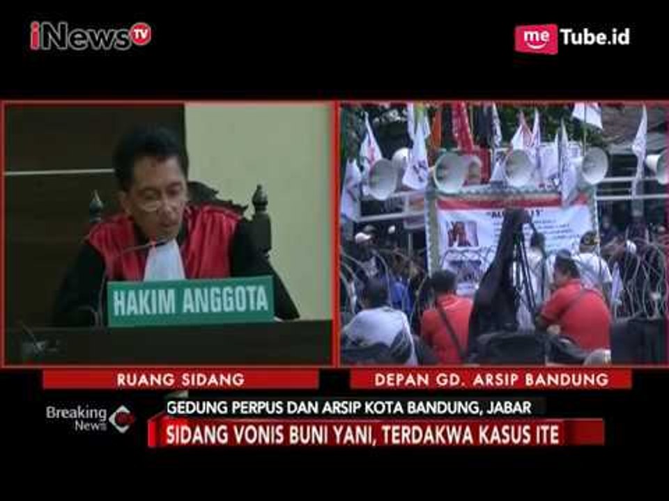 Pembacaan Tindak Pidana Buni Yani Atas Dakwaan Kasus ITE - Breaking News 14/11