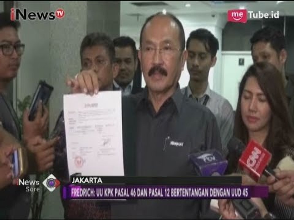 Kuasa Hukum Setnov Mengajukan "Judicial Review" yang Tercantum pada UU KPK - iNews Sore 14/11