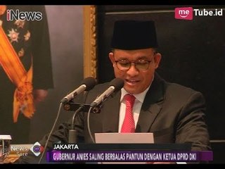 Gubernur Anies & Ketua DPRD Saling Berbalas Pantun Dalam Rapat Paripurna - iNews Sore 15/11