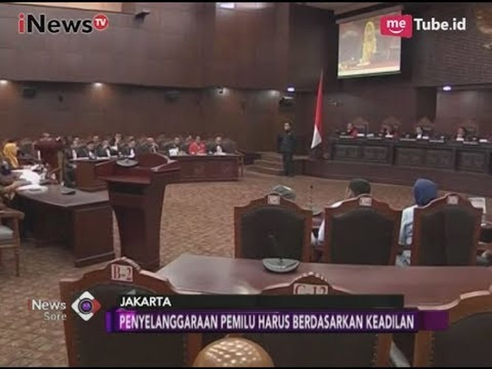 Sidang Uji Materi UU Pemilu dengan Termohon Partai Perindo & PSI Digelar di MK - iNews Sore 14/11