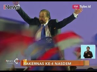 Rakernas ke-4, Partai Nasdem Deklarasikan Kembali Jokowi Pada Pilpres 2019 - iNews Siang 16/11