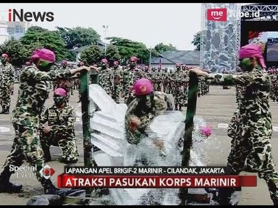 Atraksi Pasukan Korps Marinir Pada HUT Ke-72 Marinir - Special Event 15/11