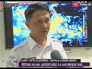 Sekitar 3-4 Hari, Jabodetabek Bagian Selatan Potensi Hujan Masih Ada - iNews Sore 20/11