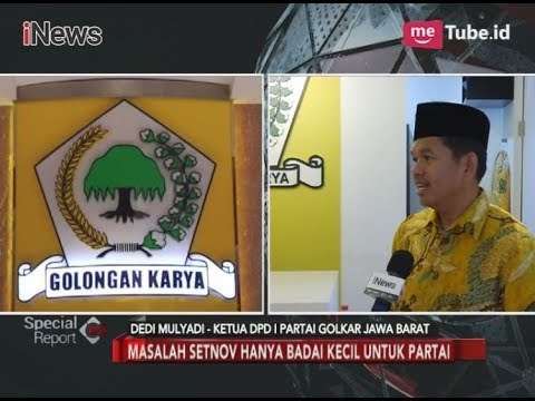 Dedi Mulyadi: Masalah Setnov Hanya Badai Kecil Untuk Golkar - Special Report 20/11