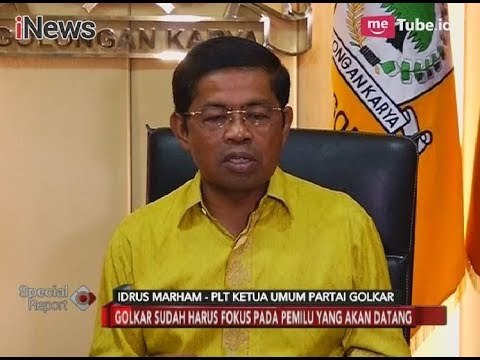 Statement Idrus Marham Pasca Penetapan Sekjen Sebagai PLT Ketum Golkar - Special Report 22/11