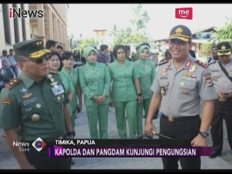 Pangdam & Kapolda Papua Kunjungi Pengungsian Korban Penyanderaan KKB - iNews Sore 21/11
