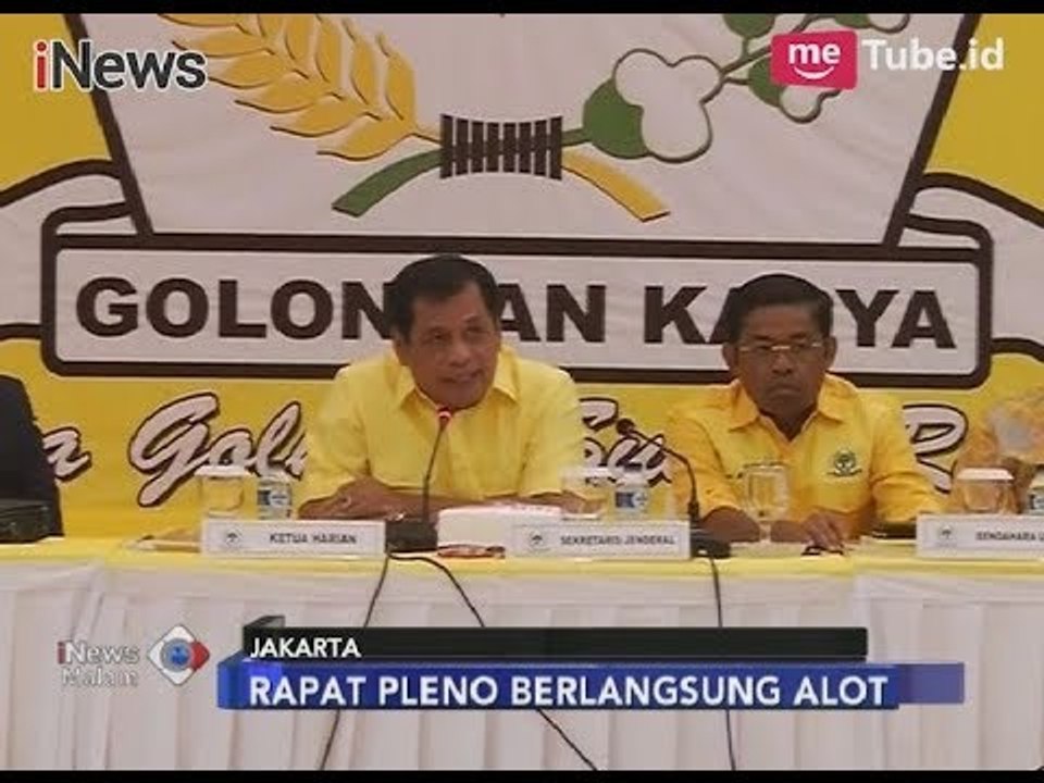 Perdebatan Keras Terjadi Saat Rapat Pleno Terkait Nasib Setnov di Golkar - iNews Malam 21/11