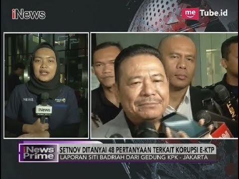Setnov Ditanyai 48 Pertanyaan Terkait Korupsi e-KTP - iNews Prime 23/11