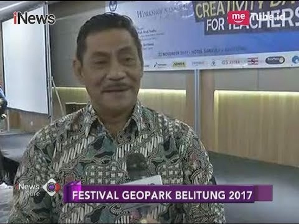 Tingkatkan Pendidikan Melalui Festival Geopark Belitung 2017 - iNews Sore 23/11