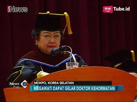 Megawati Mendapatkan Gelar Doktor Kehormatan dari Universitas Mokpo di Korsel - iNews Pagi 24/11