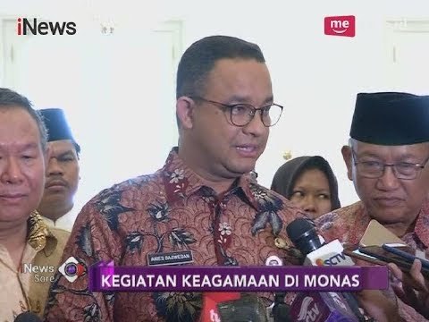 Kegiatan Keagamaan di Monas, Gubernur Anies Gelar Rapat Dengan FKUB - iNews Sore 23/11