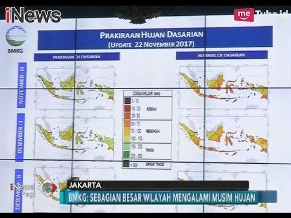 BMKG Minta Warga Waspada Puncak Musim Hujan Pada Desember 2017-Februari 2018 - iNews Pagi 25/11
