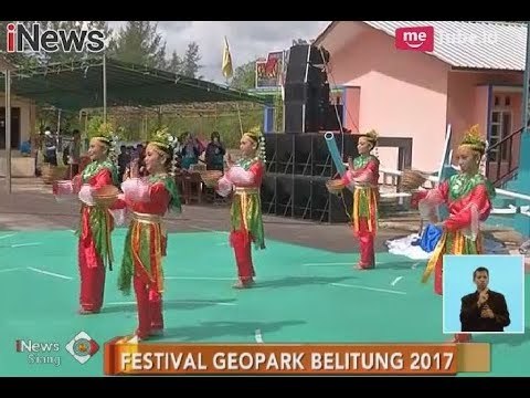 Tarian Selamat Datang Sambut Geo Culture di Bangka Belitung - iNews Siang 26/11