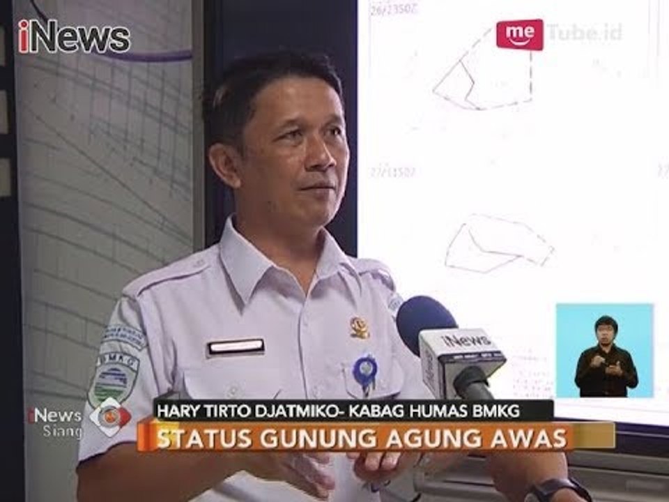 Perbincangan dengan Kabag Humas BMKG Terkait Penyebaran Abu Vulkanik GN. Agung - iNews Siang 27/11
