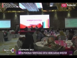 Mempercepat Izin Usaha, Menko Perekonomian Membentuk Satgas Nasional - iNews Sore 25/11