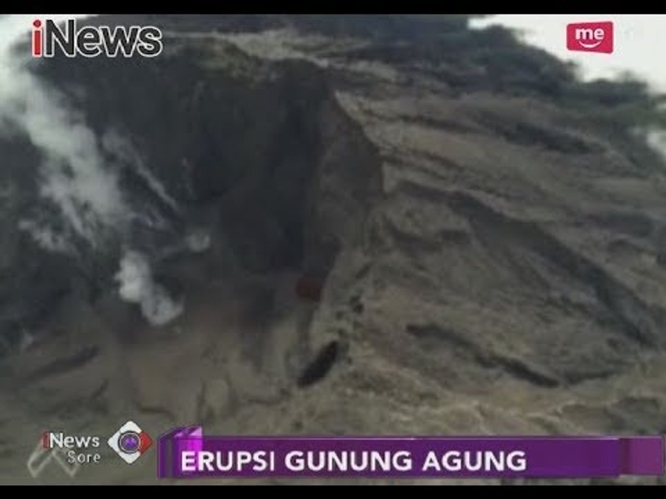 Pasca Erupsi, Dasar Kawah Gunung Agung Membuat Lubang Besar - iNews Sore 25/11