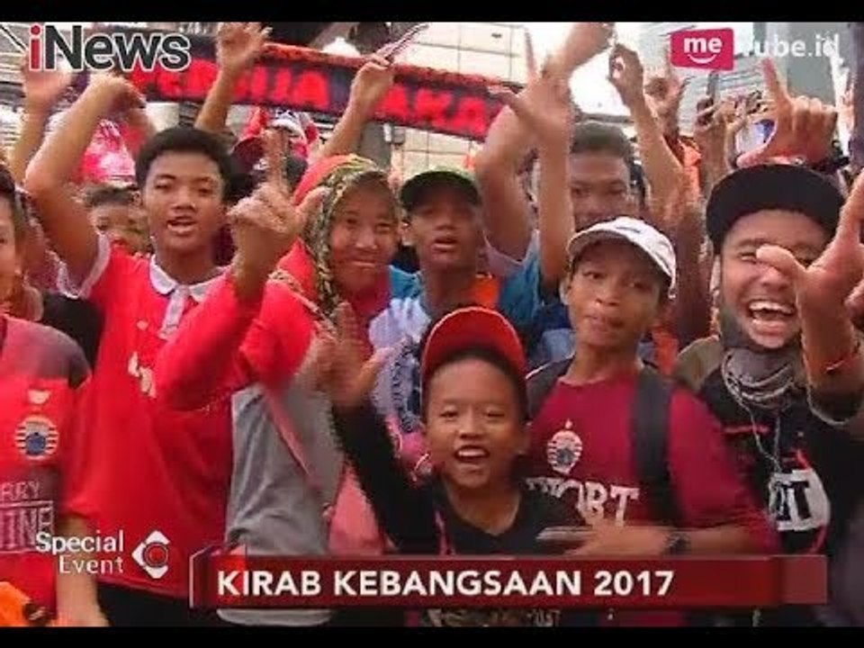 Suporter Persija Jakarta Ikuti Kirab Kebangsaan di Monas - Special Event 26/11
