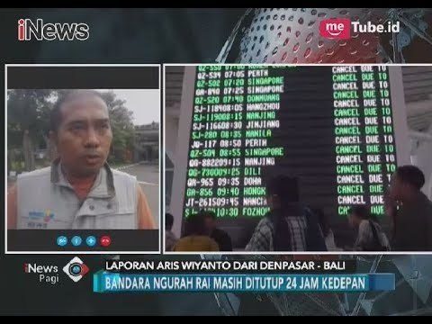 Bandara Ngurah Rai Masih Ditutup, Para Penumpang Menjadawal Ulang Penerbangan - iNews Pagi 29/11