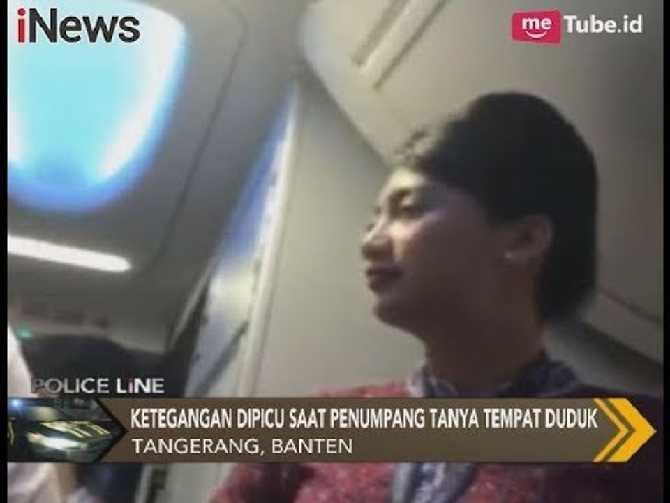 Ironis!! Berawal Bertanya, Penumpang Pesawat Terlibat Adu Mulut Dengan Pramugari - Police Line 29/11