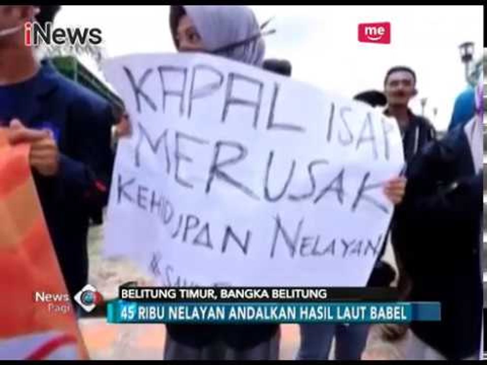 Ratusan Warga Belitung Berunjuk Rasa Menolak Kapal Isap Produksi - iNews Pagi 29/11