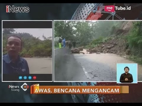 Terkait Longsor di Pacitan, Kini Jalur yang Terhalang Telah Selesai Dibersihkan - iNews Siang 29/11