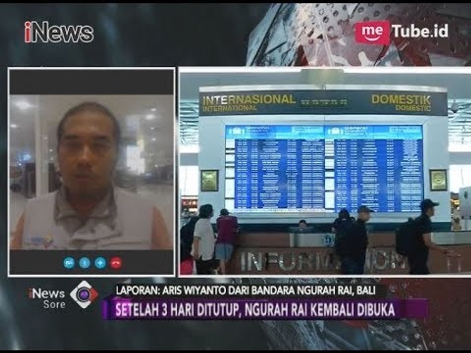 Setelah Ditutup 3 Hari, Bandara Ngurah Rai Kembali Dibuka - iNews Sore 29/11