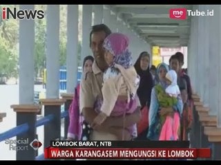 Beberapa Warga Pulau Bali Memilih Mengungsi ke Lombok - Special Report 27/11