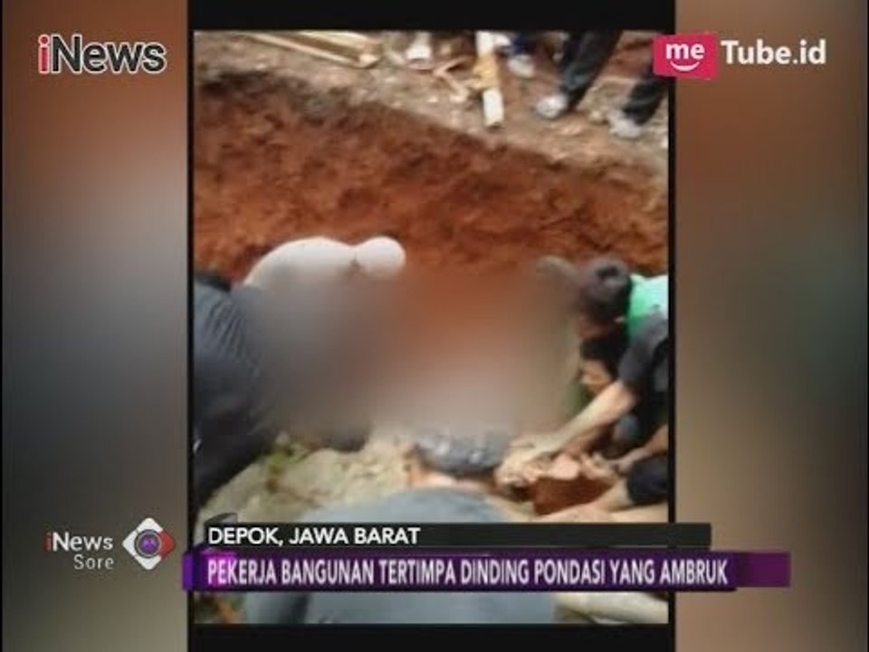 Dramatis!! Inilah Detik-detik Proses Evakuasi Pekerja yang Tertimpa Dinding - iNews Sore 30/11